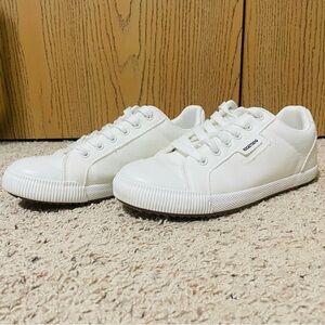 White Canvas Sneakers